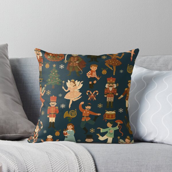 Item preview, Whimsical Nutcracker Ballet Pattern – Festive Holiday Print for Home Decor, Tech Cases & Seasonal Gifts designed and sold by Andrea Lauren.