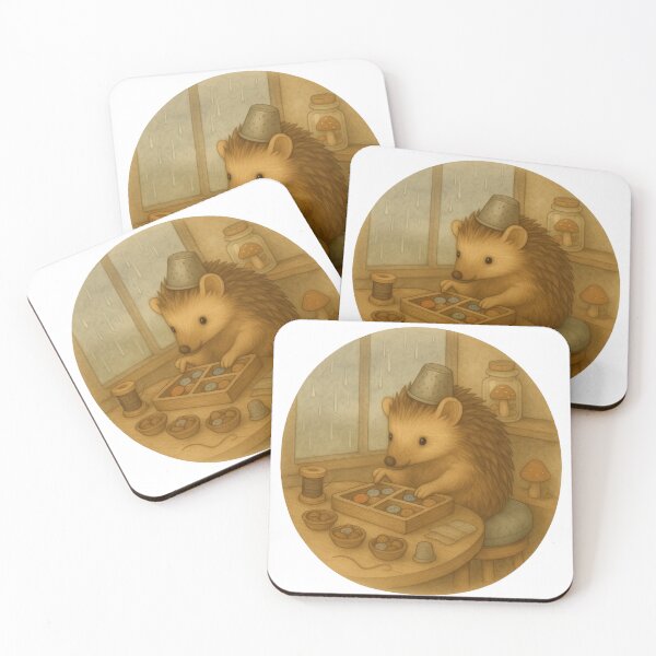 Item preview, Cozy Hedgehog Sorting Buttons Cozy CottageFriends Series designed and sold by OpenArt.