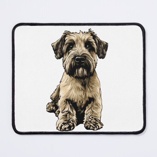 Item preview, Soft Coated Wheaten Terrier Dog Illustration designed and sold by whyitsme.