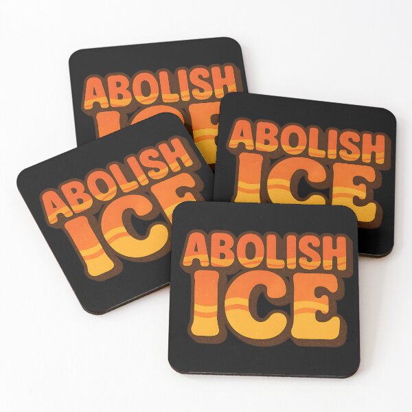 Item preview, Abolish ICE Retro Bold Typography designed and sold by MysticArtisan.