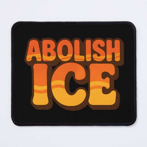Item preview, Abolish ICE Retro Bold Typography designed and sold by MysticArtisan.