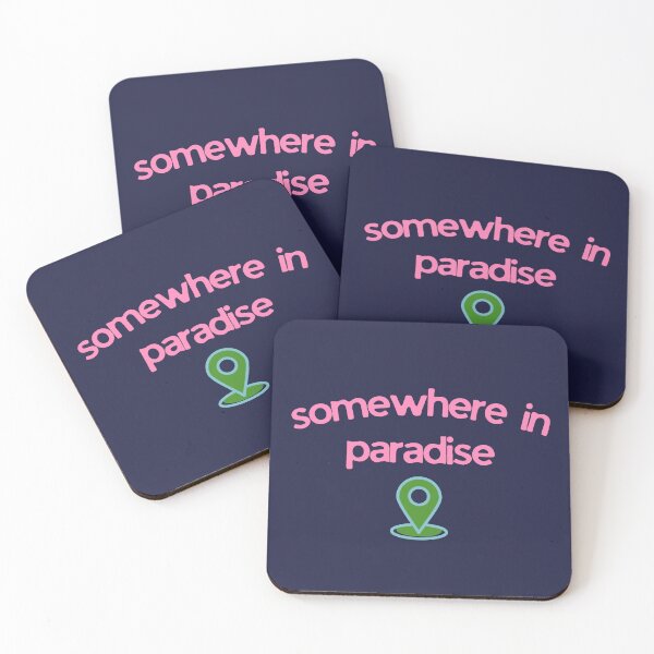 Item preview, Location Somewhere in Paradise Pink/Navy Summer Design designed and sold by nikifora.