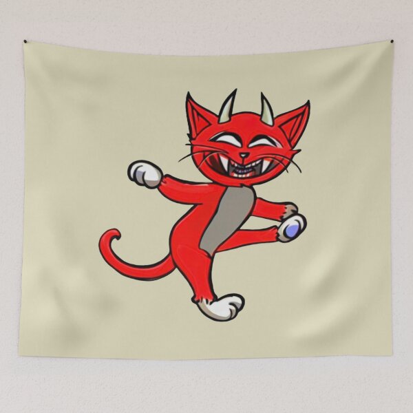 Item preview, Devil cat dancing vibrancy design  designed and sold by JumWow.
