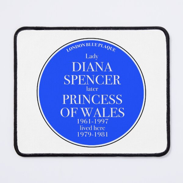 Item preview, London England Lady Diana Blue Plaque designed and sold by OurHomeImages.