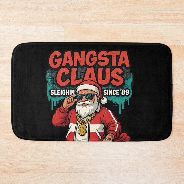 Item preview, Gangsta Claus – Sleighin’ Since ’89 designed and sold by KawaiiFanta.