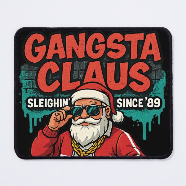 Item preview, Gangsta Claus – Sleighin’ Since ’89 designed and sold by KawaiiFanta.