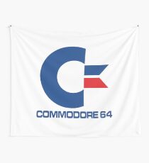 Commodore 64 Logo Wall Tapestry
