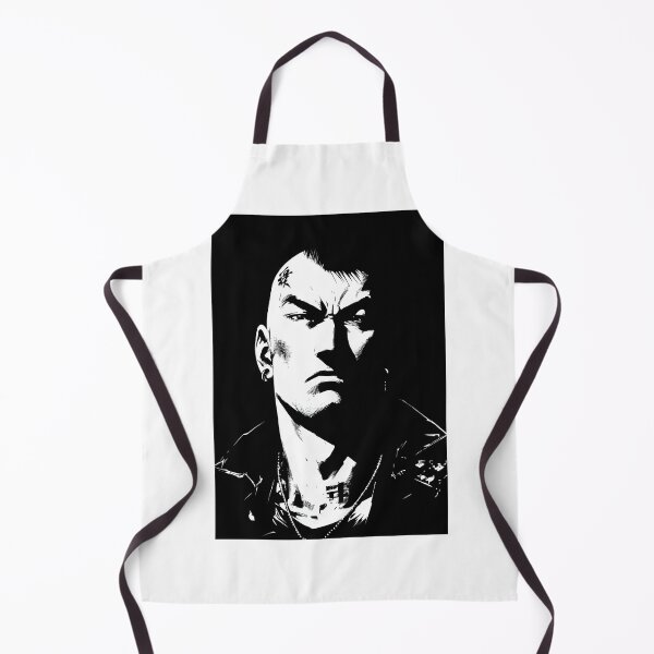Item preview, Angry tattooed punk man with gothic attitude designed and sold by Piotrek0001.