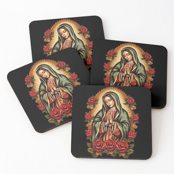 Item preview, Virgen de Guadalupe Virgin Mary Virgencita Floral designed and sold by HechoEnAztlan.