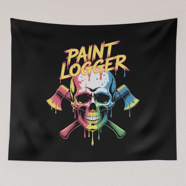 Item preview, Paint Splatter Skull designed and sold by SignumShop.