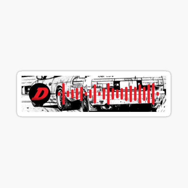 Item preview, The Top - Ken Blast Eurobeat Spotify Code Sticker  designed and sold by browntown10.