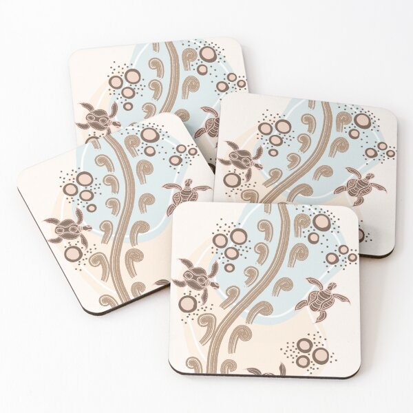 Item preview, Tropical Sea Turtle Beach Pattern Aesthetic designed and sold by TropicalTrails.