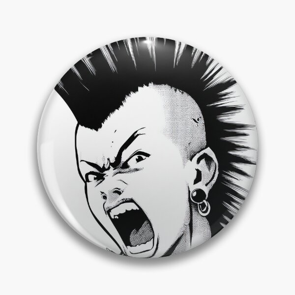 Item preview, Black Makeup Goth Punk Screaming In Rage designed and sold by Piotrek0001.