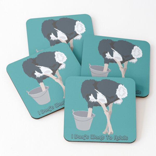 Item preview, Funny Ostrich I Don't Want To Adult designed and sold by theartofvikki.