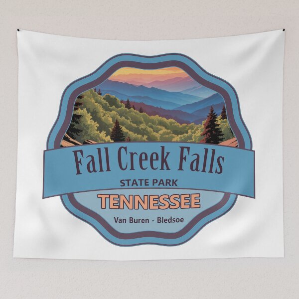 Item preview, Fall Creek Falls State Park, Van Buren, Bledsoe County, Tennessee designed and sold by Wanderful-roads.