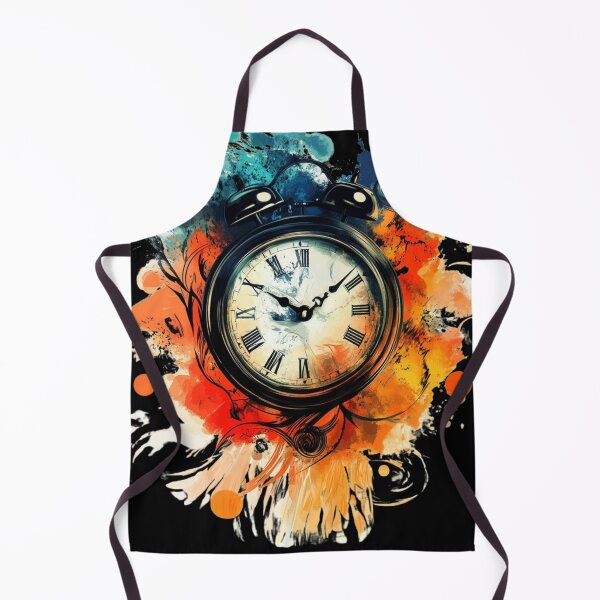 Item preview, Time Explosion – Abstract Vintage Clock Art designed and sold by MomentumbyOla.