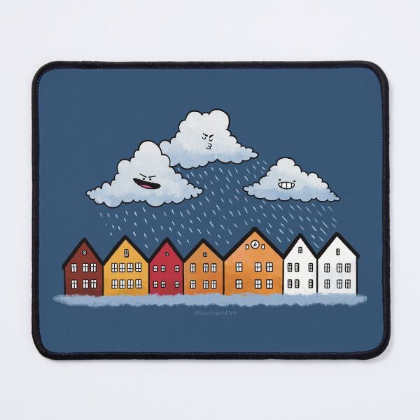 Item preview, Bryggen i Bergen designed and sold by Drawingvild.