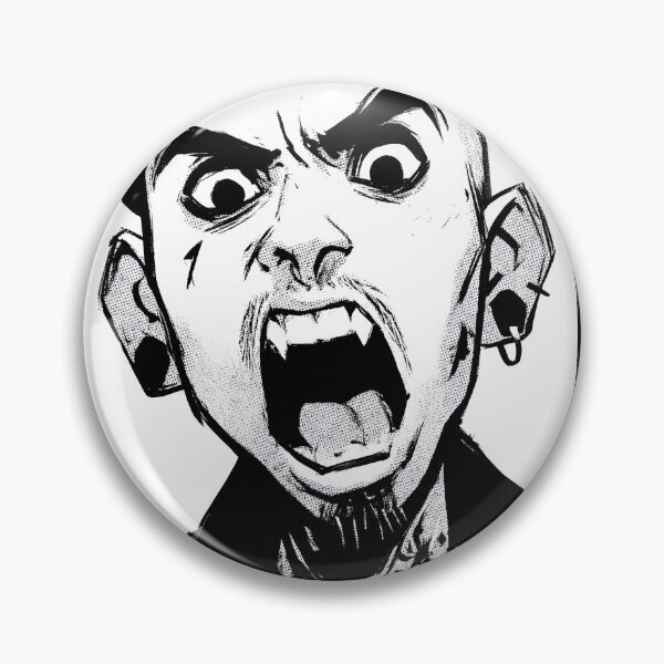 Item preview, Gritty Punk Character With Spikes And Tattoos designed and sold by Piotrek0001.