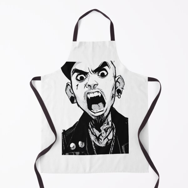 Item preview, Gritty Punk Character With Spikes And Tattoos designed and sold by Piotrek0001.