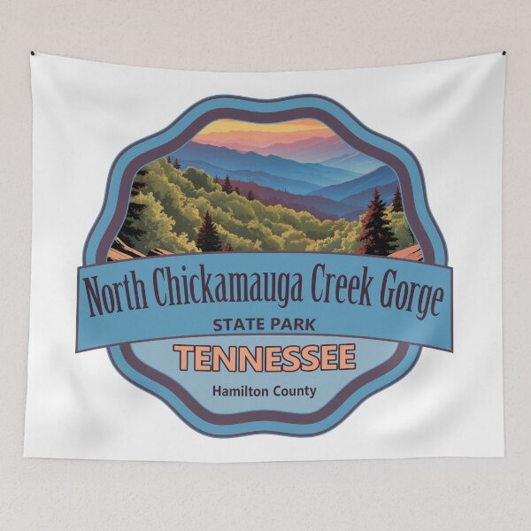 Item preview, North Chickamauga Creek Gorge State Park, Hamilton County, Tennessee designed and sold by Wanderful-roads.