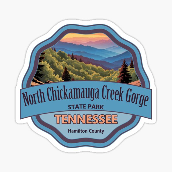 Item preview, North Chickamauga Creek Gorge State Park, Hamilton County, Tennessee designed and sold by Wanderful-roads.