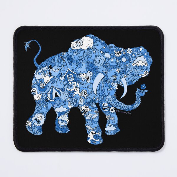 Item preview, Doodle Elephant  designed and sold by Drawingvild.