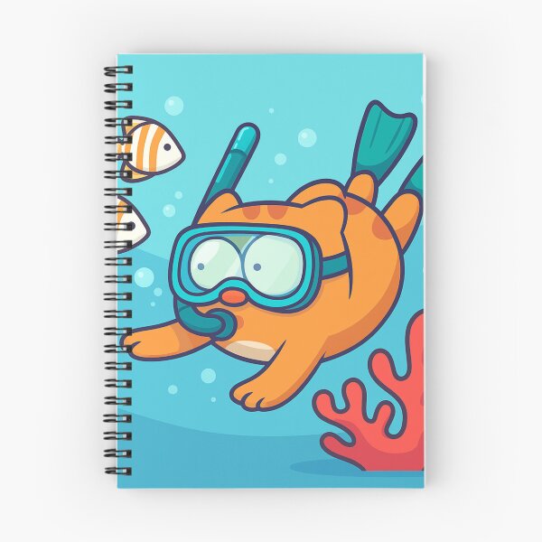 Item preview, Scuba Cat Adventure designed and sold by Alpaca Ridge.