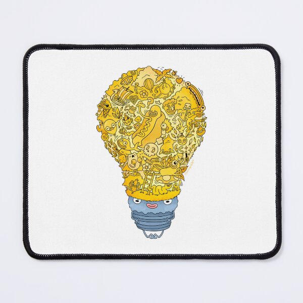 Item preview, Doodle Lightbulb designed and sold by Drawingvild.