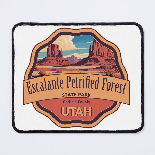 Item preview, Escalante Petrified Forest State Park, Garfield County, Utah designed and sold by Wanderful-roads.