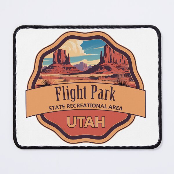 Item preview, Flight Park State Recreation Area, Utah designed and sold by Wanderful-roads.