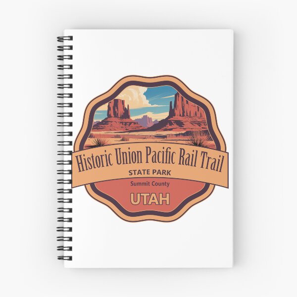 Item preview, Historic Union Pacific Rail Trail State Park, Summit County, Utah designed and sold by Wanderful-roads.
