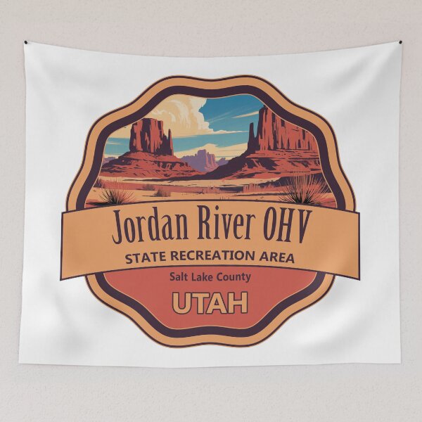 Item preview, Jordan River Off-Highway Vehicle State Recreation Area, Salt Lake County, Utah designed and sold by Wanderful-roads.
