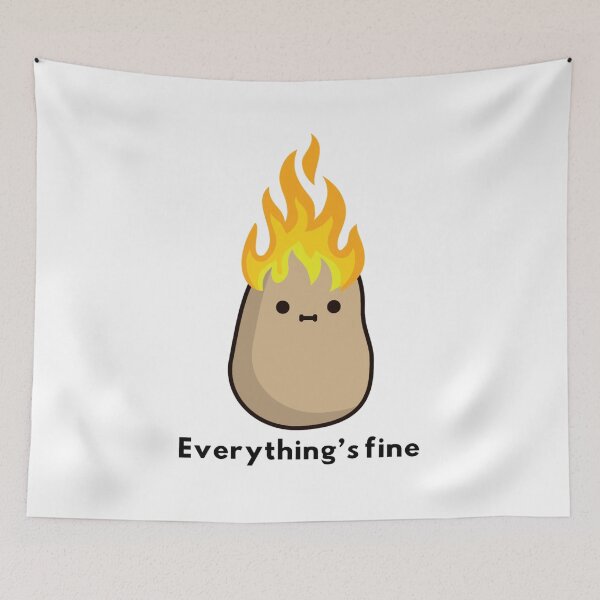 Item preview, Everything's fine designed and sold by pastelsloth.