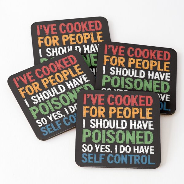 Item preview, i’ve cooked for people i should have poisoned – Multi-Line Sketch Quote Shirt designed and sold by Slavicsoul.