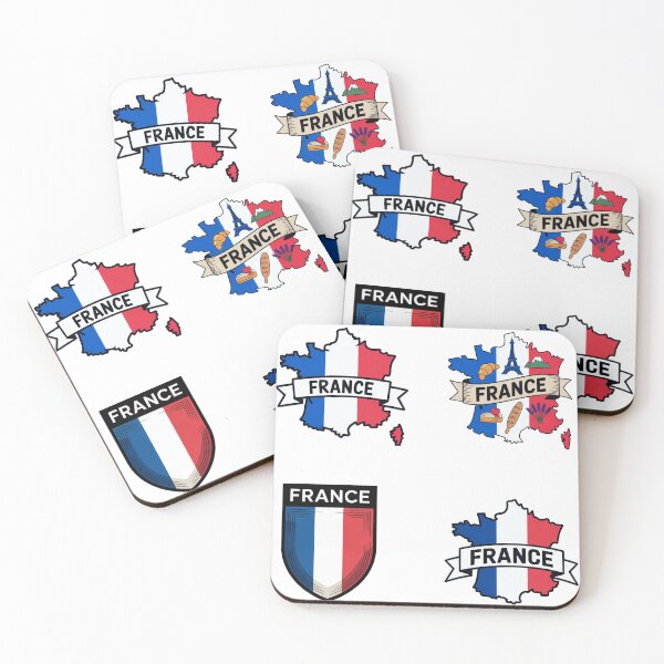 Item preview, France Flag Map designed and sold by Paper Drip.