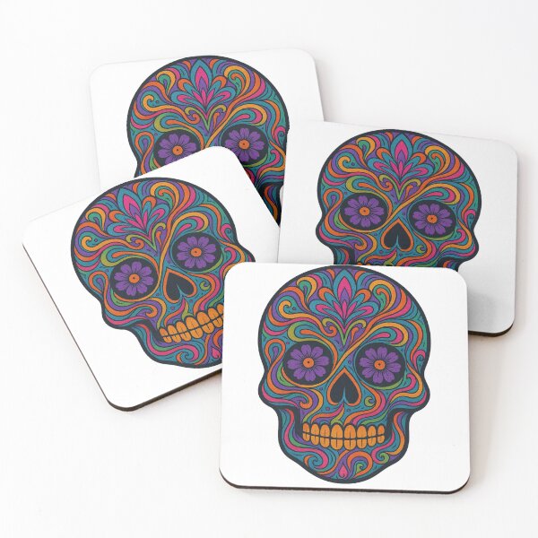 Item preview, psychedelic Dia de Los Muertos designed and sold by The lucky Hippy.
