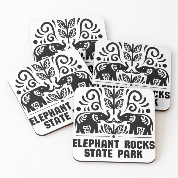 Item preview, Elephant Rocks State Park – Artistic Elephant Design designed and sold by BlesstB.