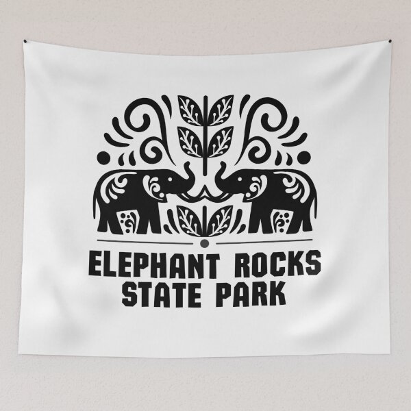 Item preview, Elephant Rocks State Park – Artistic Elephant Design designed and sold by BlesstB.