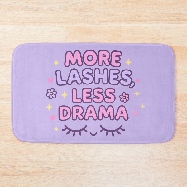 Item preview, More Lashes Less Drama – Kawaii Lash Tech Pastel Design designed and sold by Meandmyshop.