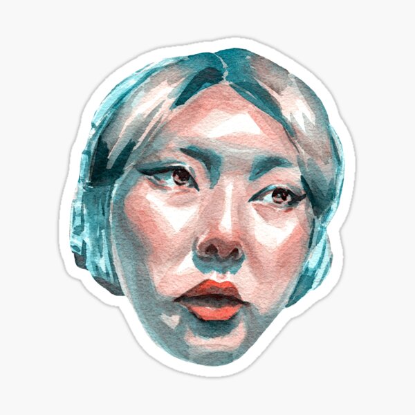 Item preview, Asian girl listening to music designed and sold by Imola Dalma.