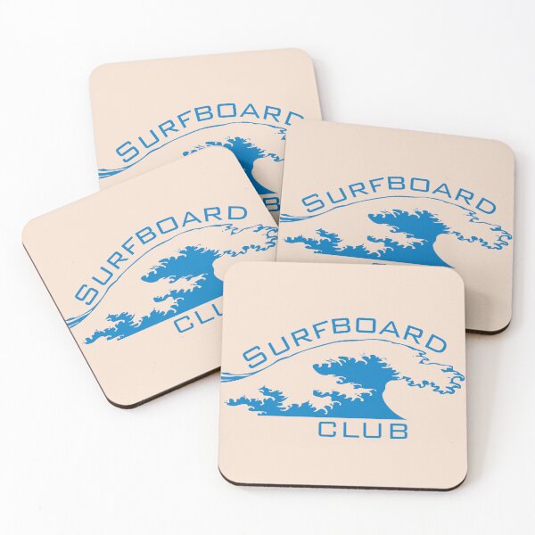 Item preview, Surfboard Club Ocean Wave Summer Design in Beige designed and sold by nikifora.