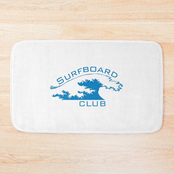 Item preview, Surfboard Club Ocean Wave Summer Design in White designed and sold by nikifora.