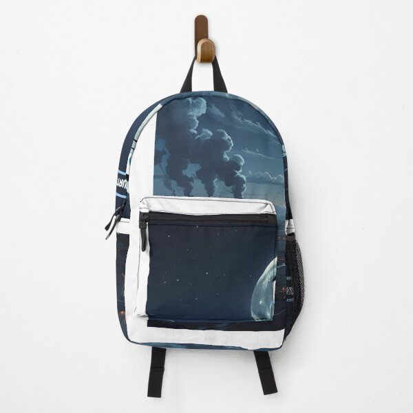 Item preview, It Hurts to Watch – Moon Over Earth’s Pollution & Fires designed and sold by sniffpad.