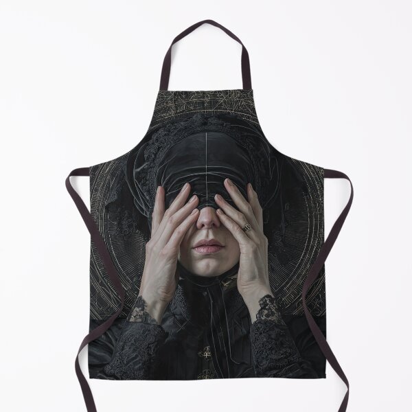 Item preview, Blindfolded Victorian Woman in Black Velvet designed and sold by Shannon Hilson.