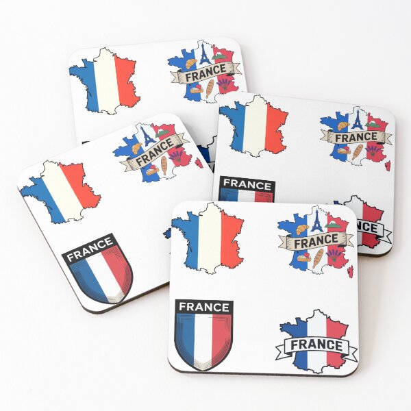 Item preview, Mapa de la bandera de Francia designed and sold by Paper Drip.