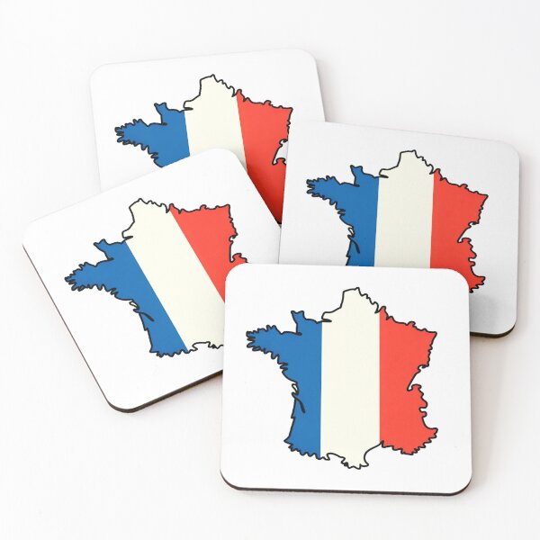 Item preview, France Flag Map designed and sold by Paper Drip.