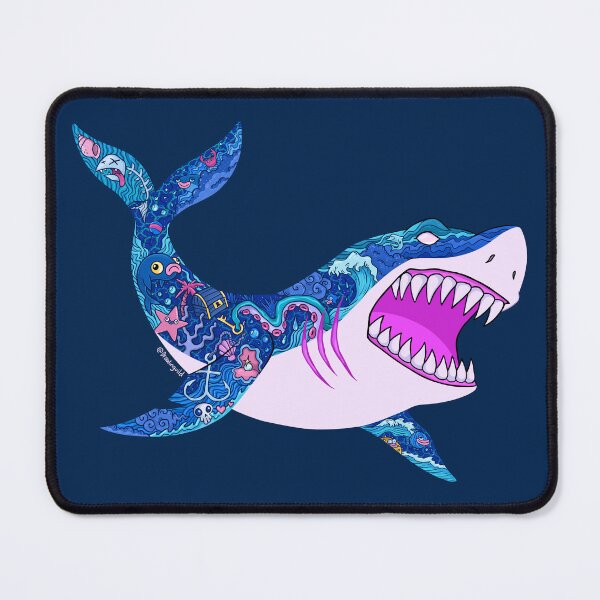 Item preview, Doodle Shark designed and sold by Drawingvild.