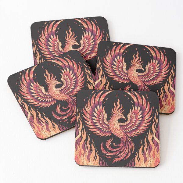 Item preview, ? Fiery Phoenix Rebirth – Mythical Bird of Flames Art designed and sold by Homecrate01.