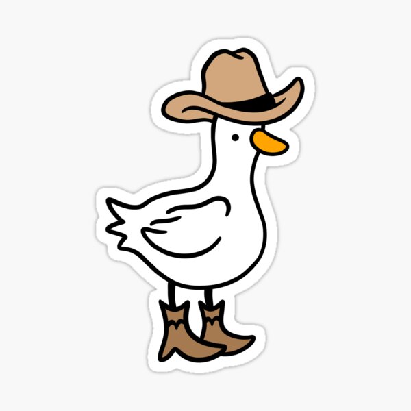 Artikel-Vorschau von Cowboy-Gans, designt und verkauft von Drawingvild.