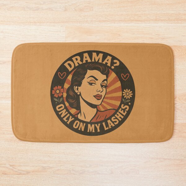 Item preview, Drama? Only On My Lashes – Retro pop art lashes Design designed and sold by Meandmyshop.